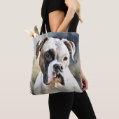 Watercolor Boxer Dog Tasche (Von Nahem)