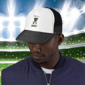 Watercolor Boxer Papa Brown Personalize Truckerkappe