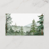 Watercolor Boy Adventure Beginnen Baby Dusche Winz Begleitkarte (Rückseite)