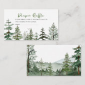 Watercolor Boy Adventure Beginnen Baby Dusche Winz Begleitkarte (Vorne/Hinten)