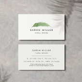 Watercolor Branch Visitenkarte