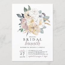 Watercolor Bridal Brunch Bouquet