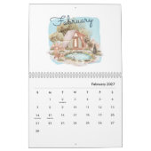Watercolor Bright & Cheerful 2026 Planer Kalender (Feb 2027)