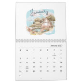 Watercolor Bright & Cheerful 2026 Planer Kalender (Jan 2027)