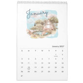 Watercolor Bright & Cheerful 2026 Planer Kalender (Jan 2027)