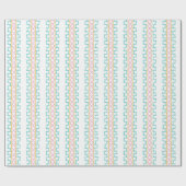 Watercolor Bright Mahjong Bamboo Geschenkpapier (Flach)