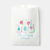 Watercolor Bright Mahjong Tiles Geschenktütchen (Vorderseite)