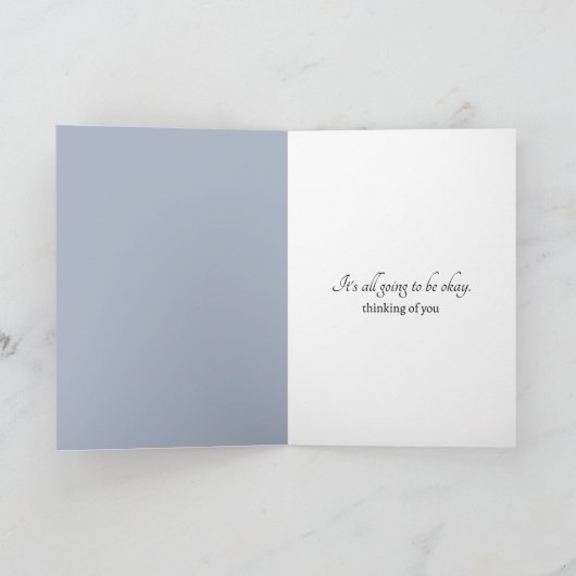 Watercolor Broken Apple Tree  Karte (Innenseite)