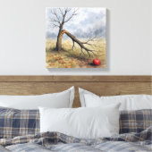 Watercolor Broken Apple Tree  Leinwanddruck (Insitu (Schlafzimmer))