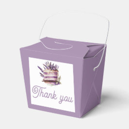 Watercolor Brunch Geburtstag Vielen Dank Geschenkschachtel