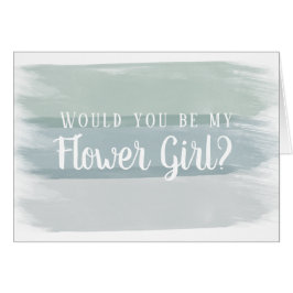 Watercolor Brush Stroke Flower Girl Vorschlag