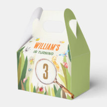 Watercolor Bug Insect Boy Birthday