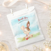Watercolor Bunny Baby Showfarm Vielen Dank Geschenktütchen (Ausgeschnitten)