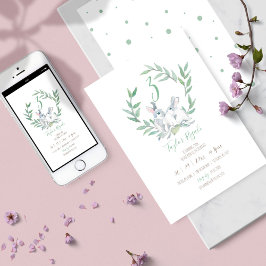 Watercolor Bunny Birthday Einladungen online