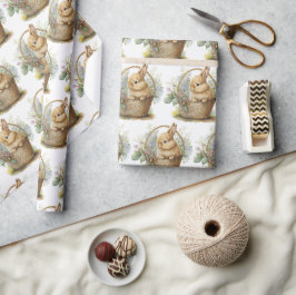 Watercolor Bunny Geschenkpapier