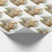 Watercolor Bunny Geschenkpapier (Ecke)