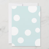 Watercolor Bunny Oster Brunch Ei Hunt Einladung (Rückseite)