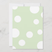 Watercolor Bunny Oster Brunch Ei Hunt Einladung (Rückseite)