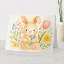 Watercolor Bunny Oster