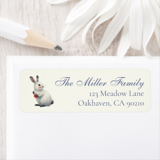 Watercolor Bunny Personalized Easter  (Insitu)