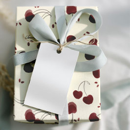 Watercolor Burgundy Cherries – Modern - Valentine Geschenkpapier Set
