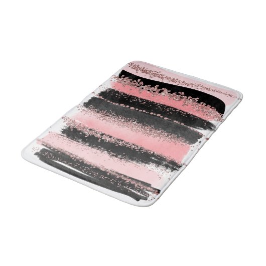 Watercolor-Bürste streicht Badematte (Schrägansicht)