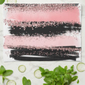 Watercolor-Bürste streicht Handtuch (Gefaltet)