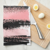 Watercolor-Bürste streicht Handtuch (Viertel Falte)