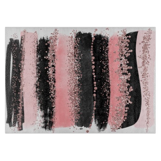 Watercolor-Bürste streicht Schneidebrett (Vorderseite)