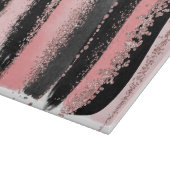 Watercolor-Bürste streicht Schneidebrett (Ecke)