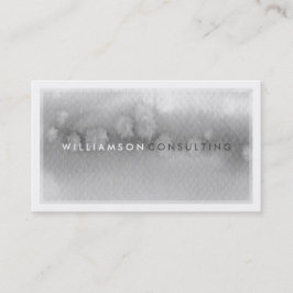 WATERCOLOR BUSINESS CARD :: Modernes, trendiges Gr Visitenkarte