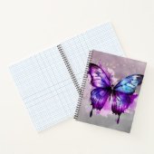 Watercolor Butterfly Delight Spiral Notebook Notizblock (Innenseite)
