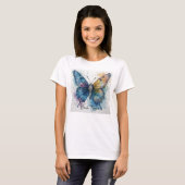 Watercolor Butterfly Nature Art Personalized T-Shirt (Vorne ganz)
