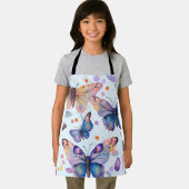 Watercolor Butterfly Pattern Schürze (Insitu)
