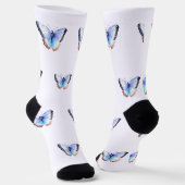 Watercolor Butterfly Pattern Socken (Gewinkelt)