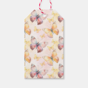 Watercolor Butterfly Whimsy Geschenkanhänger