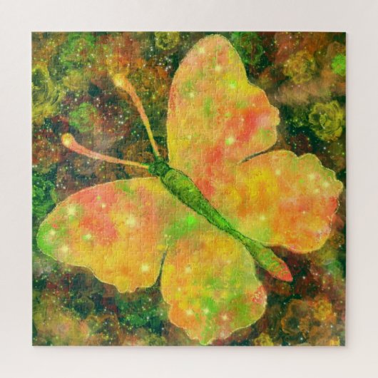 Watercolor Butterfy Puzzle (Vertikal)