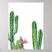 Watercolor Cactus Desert Southwest Poster (Vorne)