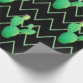 Watercolor Cactus Geschenkpapier (Ecke)