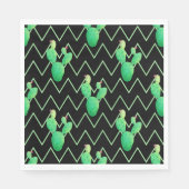 Watercolor Cactus Serviette (Vorderseite)