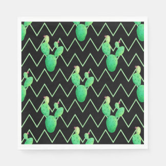 Watercolor Cactus Serviette