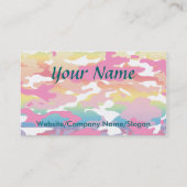 WATERCOLOR-CAMOUFLAGE - GESCHÄFTS-KARTE VISITENKARTE (Rückseite)