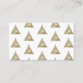 Watercolor Camper Diaper Raffle Baby Shower Begleitkarte (Rückseite)