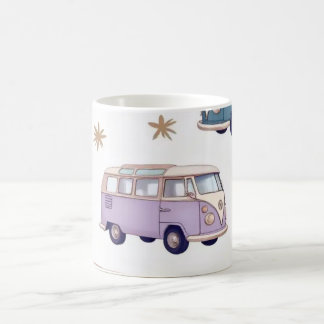 Watercolor camper van design kaffeetasse