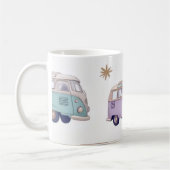 Watercolor camper van design kaffeetasse (Links)