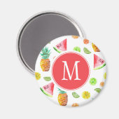 Watercolor Candied Magnet (Vorderseite/Rückseite)