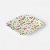 Watercolor Candied Pappteller (Gewinkelt)