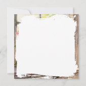 Watercolor Cat and Flower Themed Blank (Rückseite)