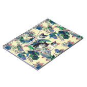 Watercolor Cats in a Garden Notizblock (Linke Seite)