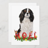 Watercolor Cavalier King Charles Weihnachten Weihn (Vorne/Hinten)